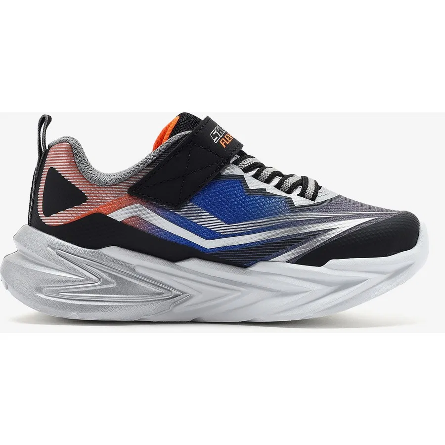 Кроссовки с подсветкой Flexglow Ultra Skechers, Черно-серебристый — фото 2