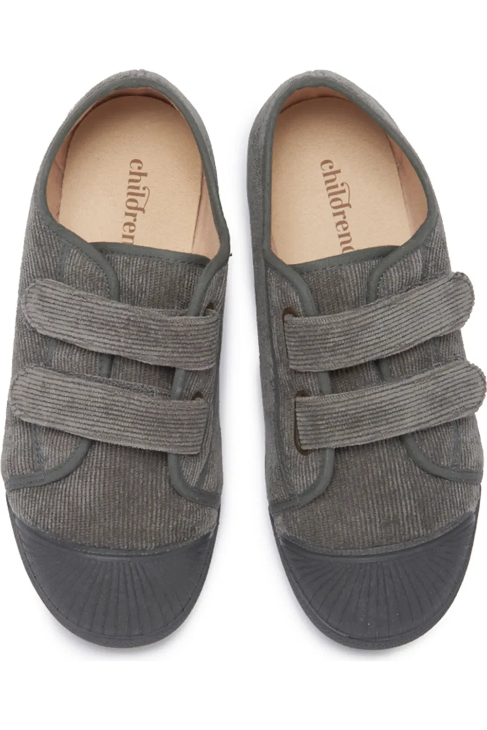 Детские кроссовки на липучках Fall Double Strap CHILDRENCHIC, серый — фото 3