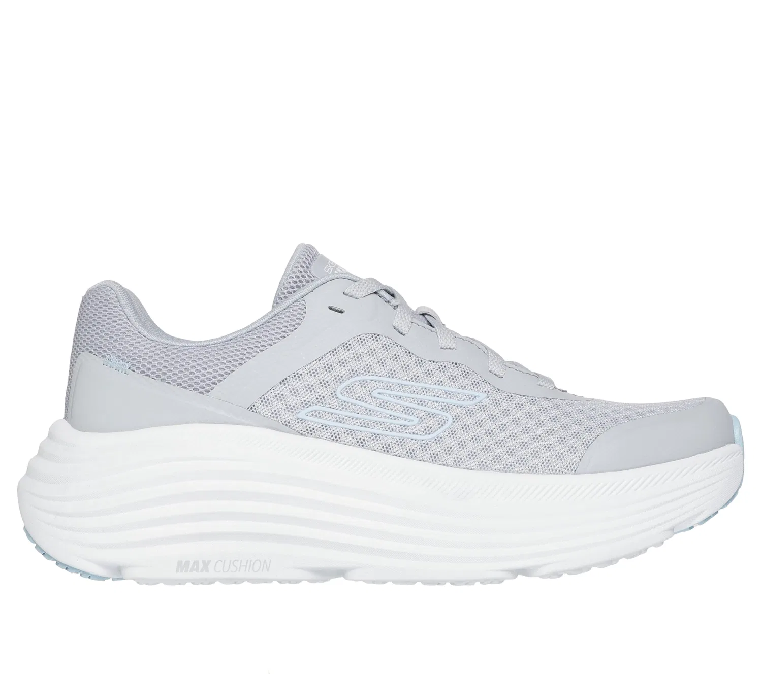 Детские кроссовки для девочек с максимальной амортизацией Max Cushioning Endeavour Canova Skechers, Bright Grey — фото 4
