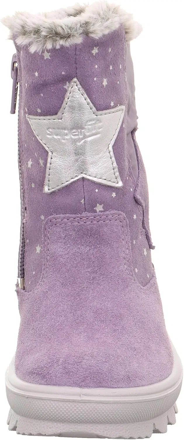 Детские зимние сапоги для девочек Snow Boot Superfit, Lilac Silver — фото 2