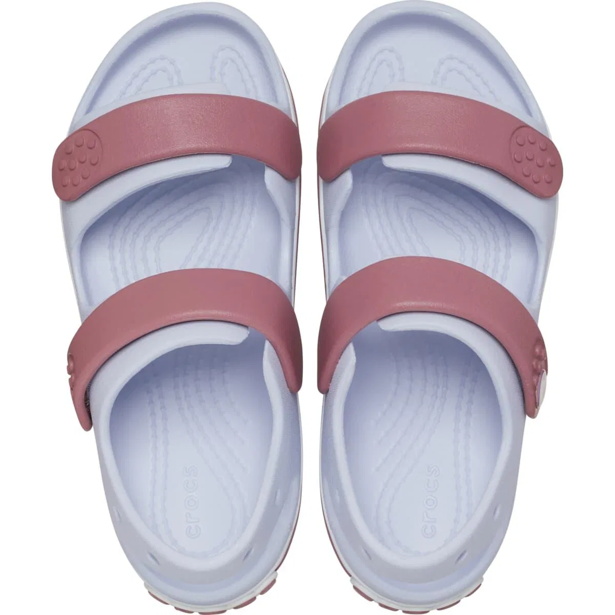 Детские сандалии с двумя ремешками Crocband Cruiser Crocs, Color Hellblau Altrosa — фото 3
