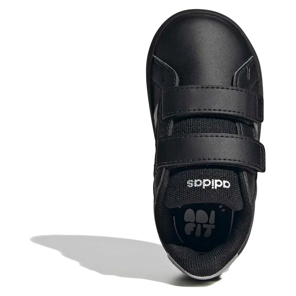Кроссовки Adidas Grand Court 30 для малышей, черный — фото 2