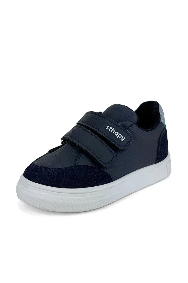 Детские кроссовки для девочек ортопедические Sthapy, Navy Blue-Blue — фото 3