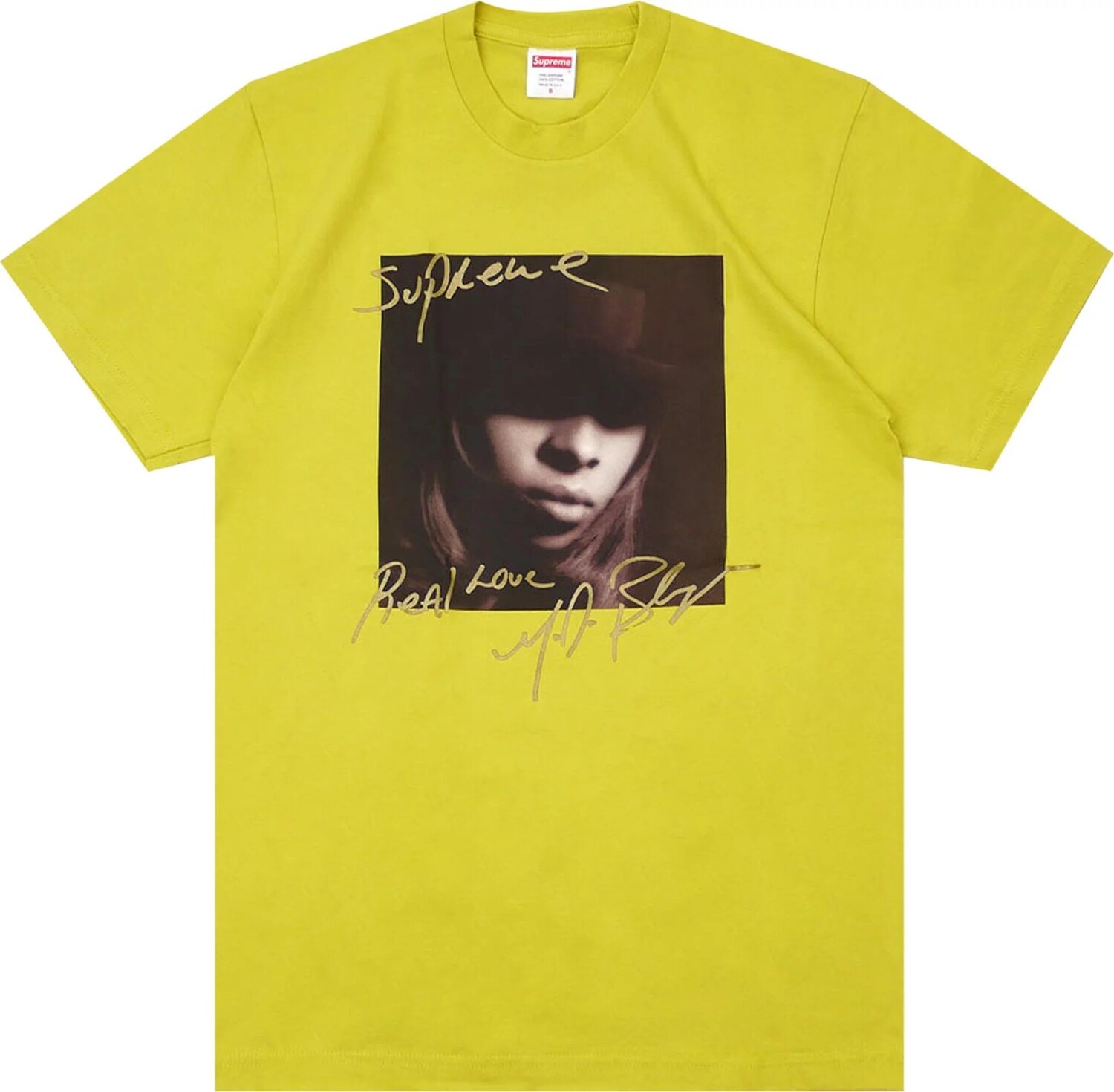 

Футболка Supreme Mary J. Blige, жёлтый