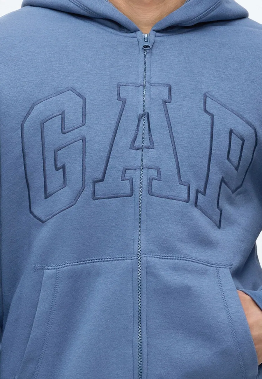 Толстовка на молнии GAP цвета сапфира — фото 3