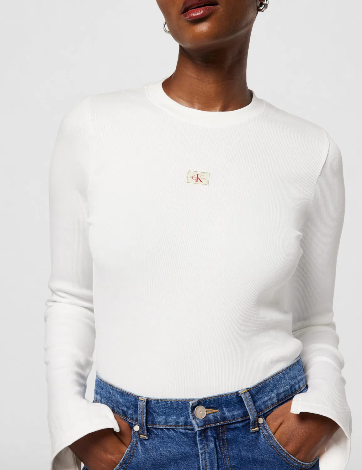Женская блуза Calvin Klein, Bright White — фото 4