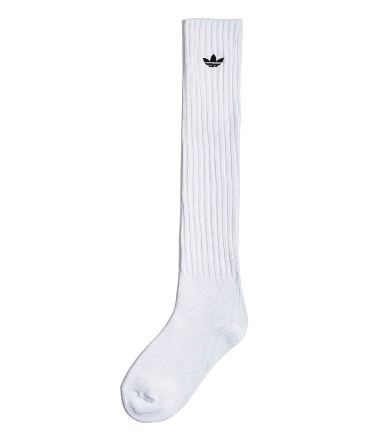 Женские носки с логотипом Adidas RIB SOCKS 1P, Белый — фото 2