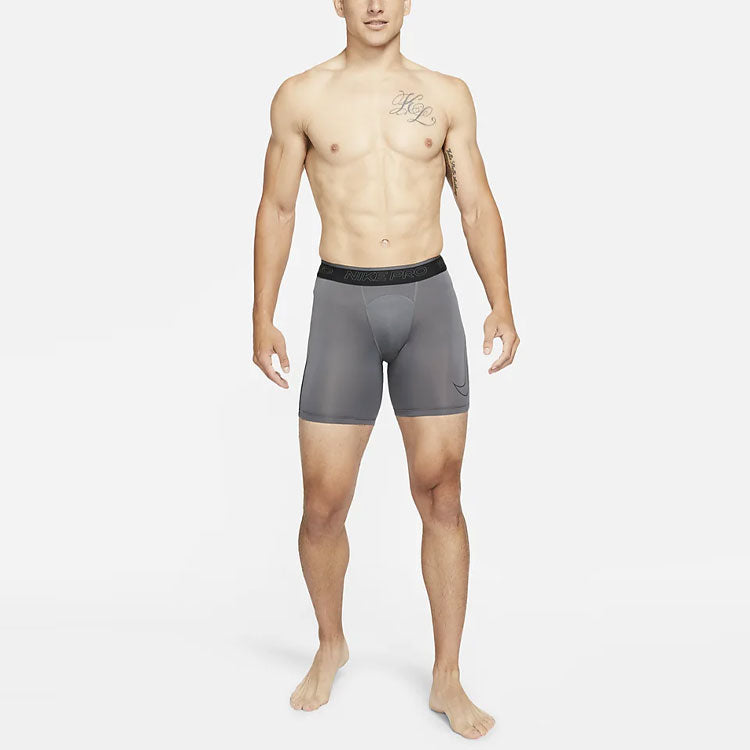 Шорты Nike Pro Dri-FIT Shorts 'Grey' — фото 2