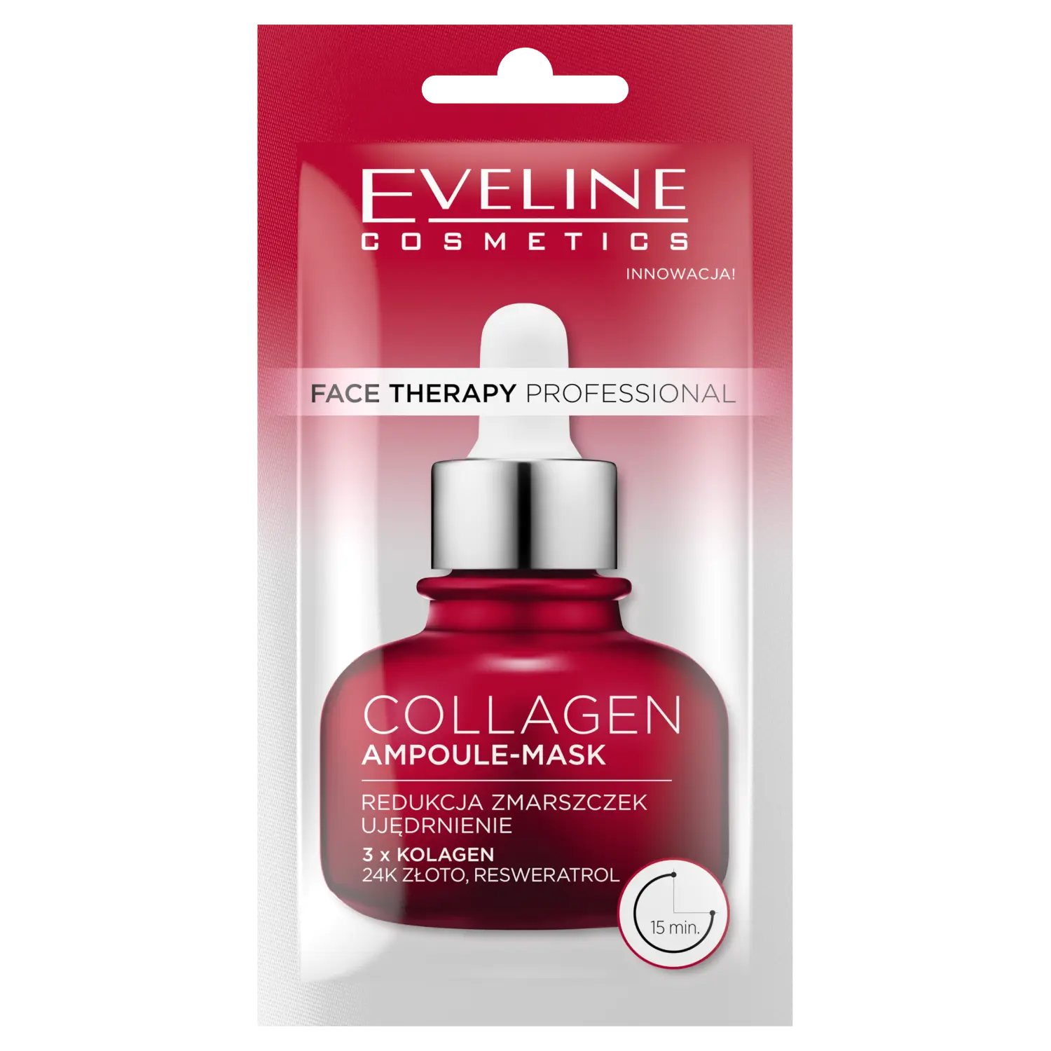 

Eveline Cosmetics Therapy Collagen ампульная маска для лица, 8 мл