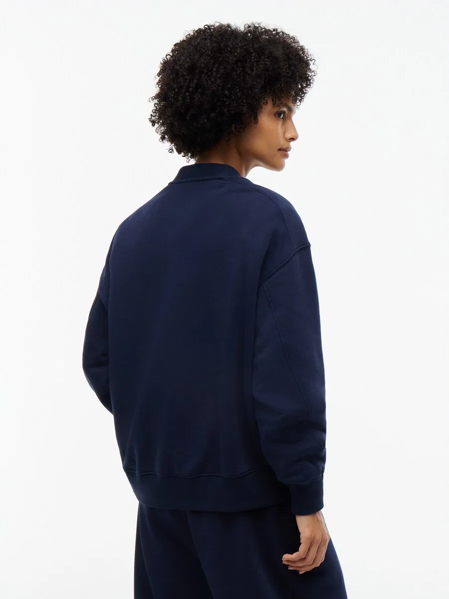 Толстовка TOMMY HILFIGER 'VARSITY' темно-синего цвета — фото 3