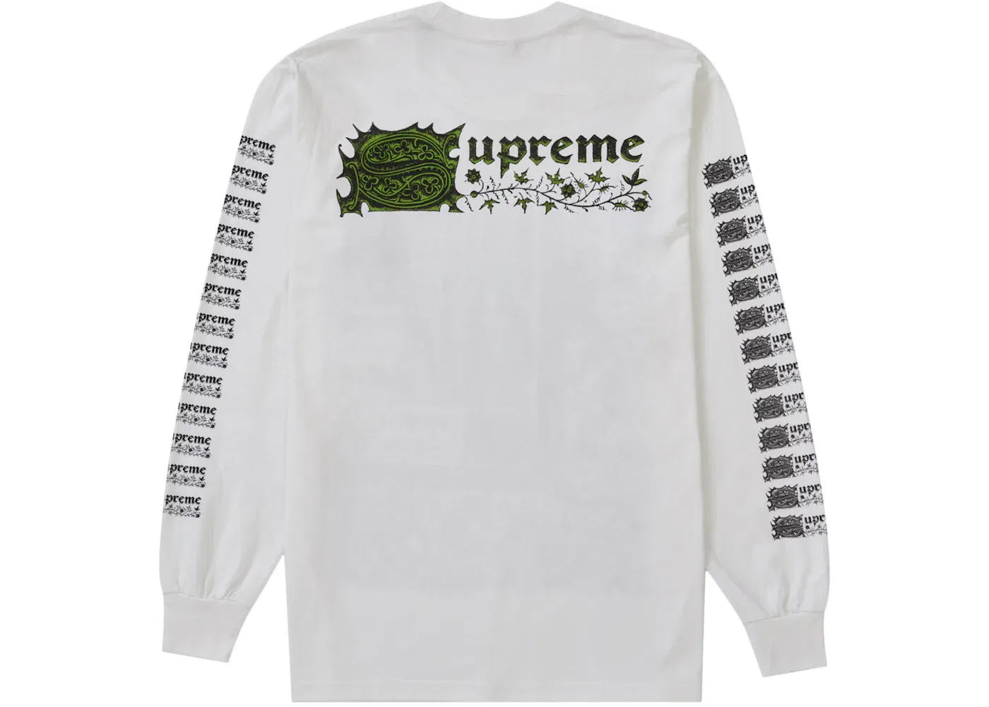 Мужская футболка с длинным рукавом Supreme Saint Sebastian L/S Tee, White — фото 2