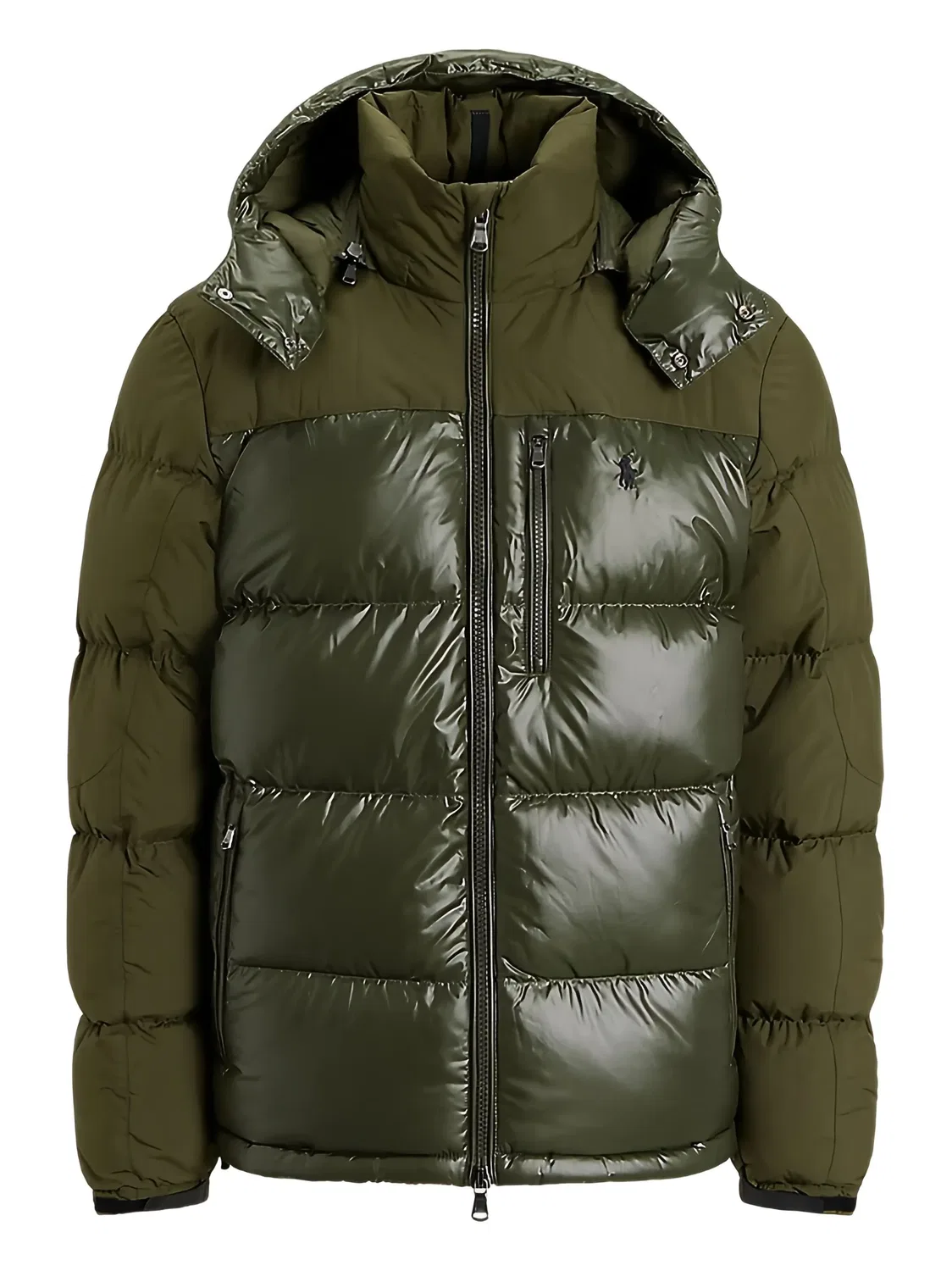 Пуховик сAttached Hood Polo Ralph Lauren, зеленый