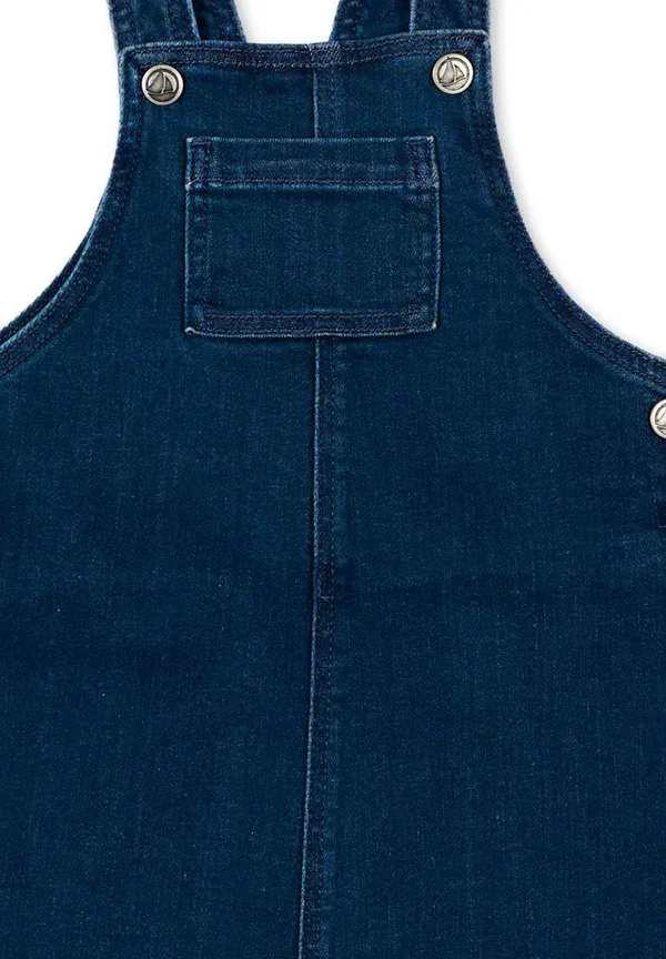 Комбинезон джинсовый Salopette unisex Petit Bateau, Denim, деним — фото 3