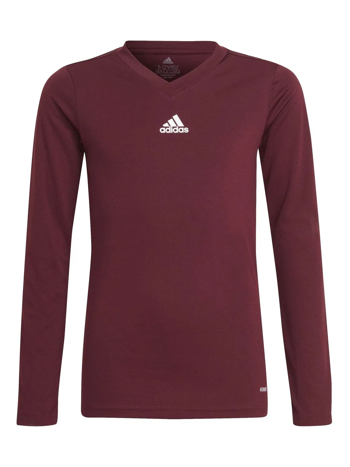 Футболка с длинным рукавом Team Base adidas, бордово-красный — фото 2