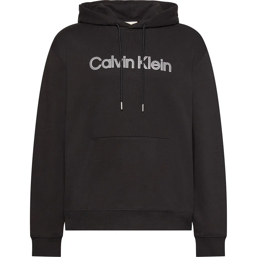 Худи Calvin Klein 350 Terry Standard Logo, черный — фото 3