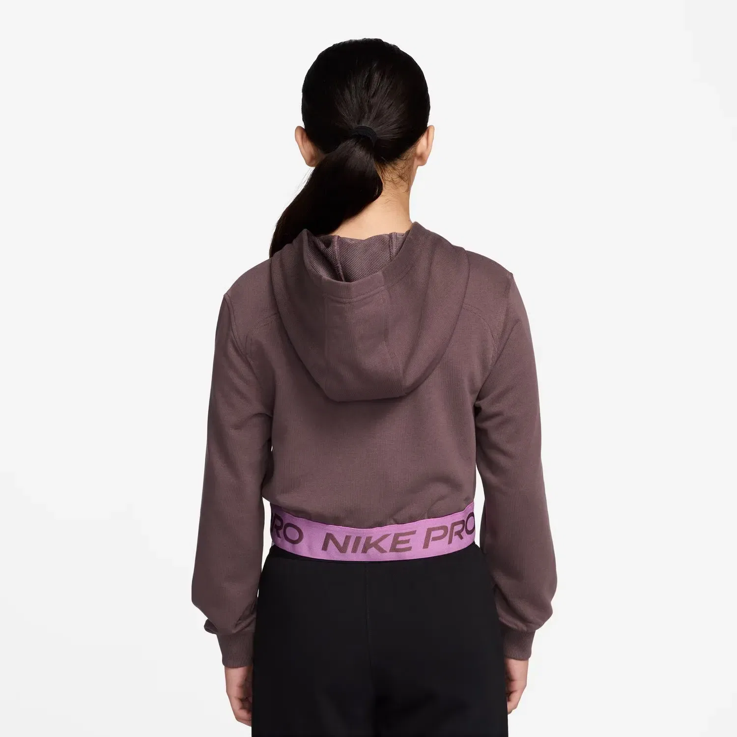 Детская худи для девочек из флиса Nike Pro Fleece, Nike, Morado — фото 2