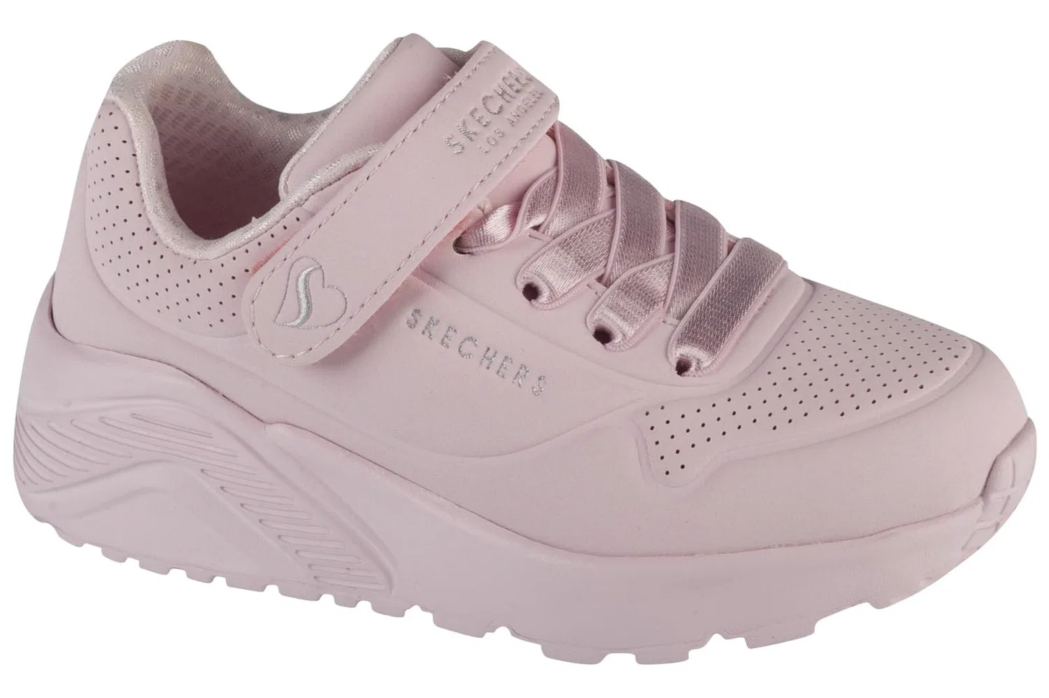 Детские кроссовки для девочек с принтом One Lite Skechers, Light Pink