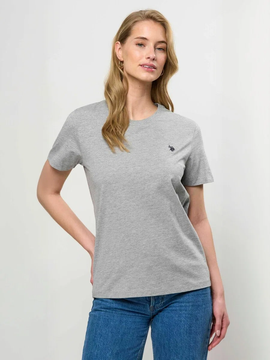 Топ 'UWLeika' серого цвета с пятнистым рисунком U.S. POLO ASSN. — фото 2