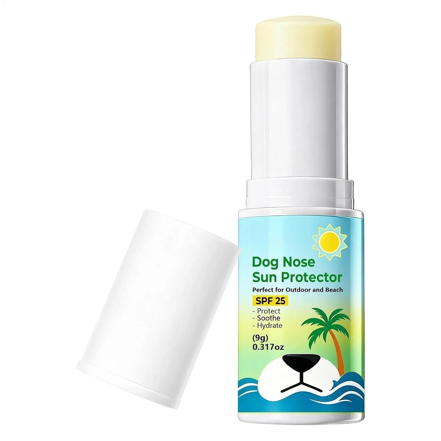 Солнцезащитный бальзам для носа собак, SPF 25, Generisch, 9 г