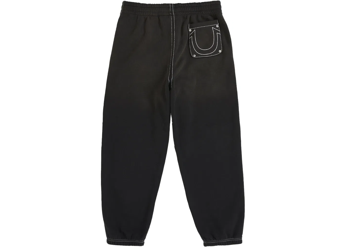 Мужские спортивные штаны коллаборации Supreme True Religion Sweatpant FW25 Supreme, Black — фото 2