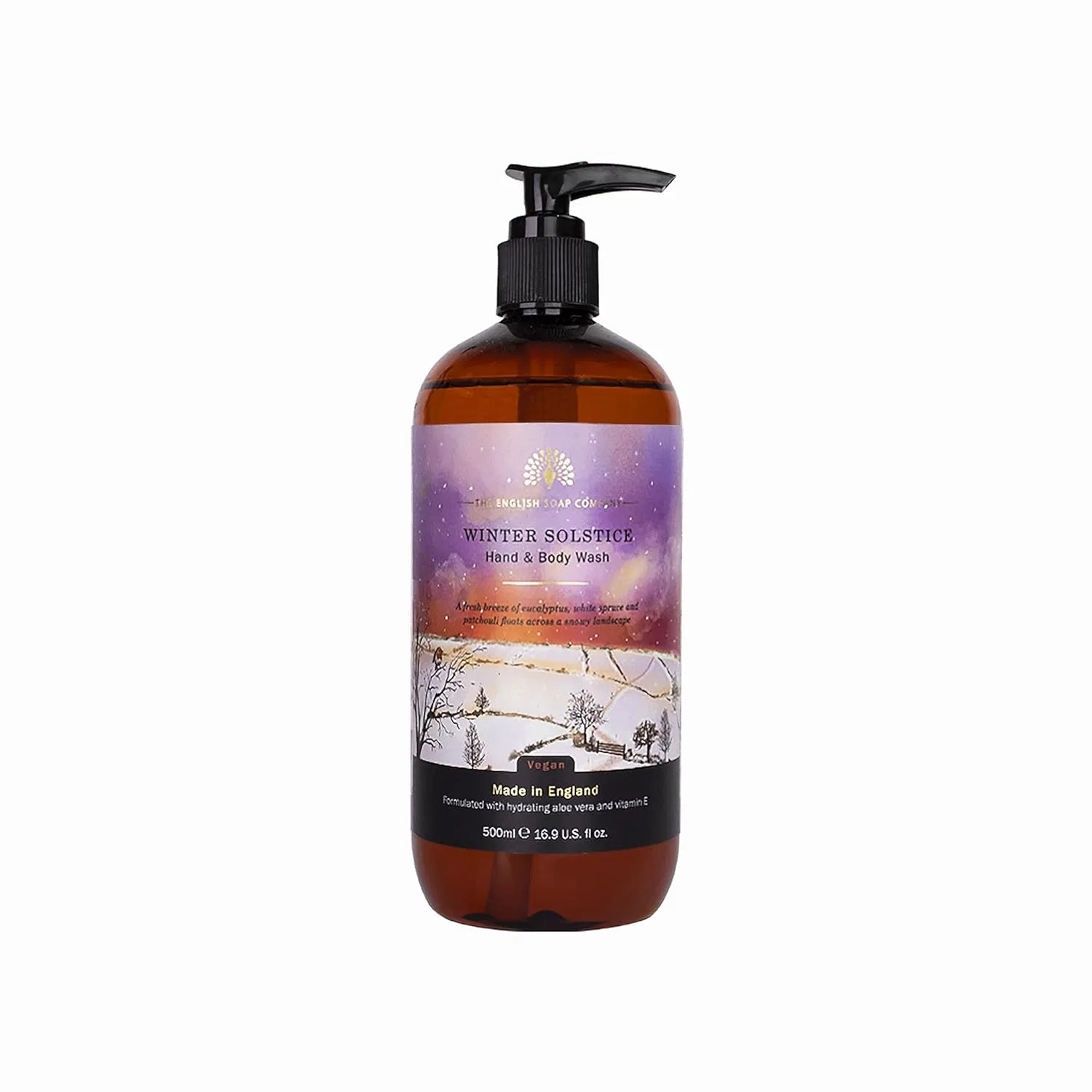 Гель для рук и тела Winter Solstice, The English Soap Company, 500 мл, Eucalyptus