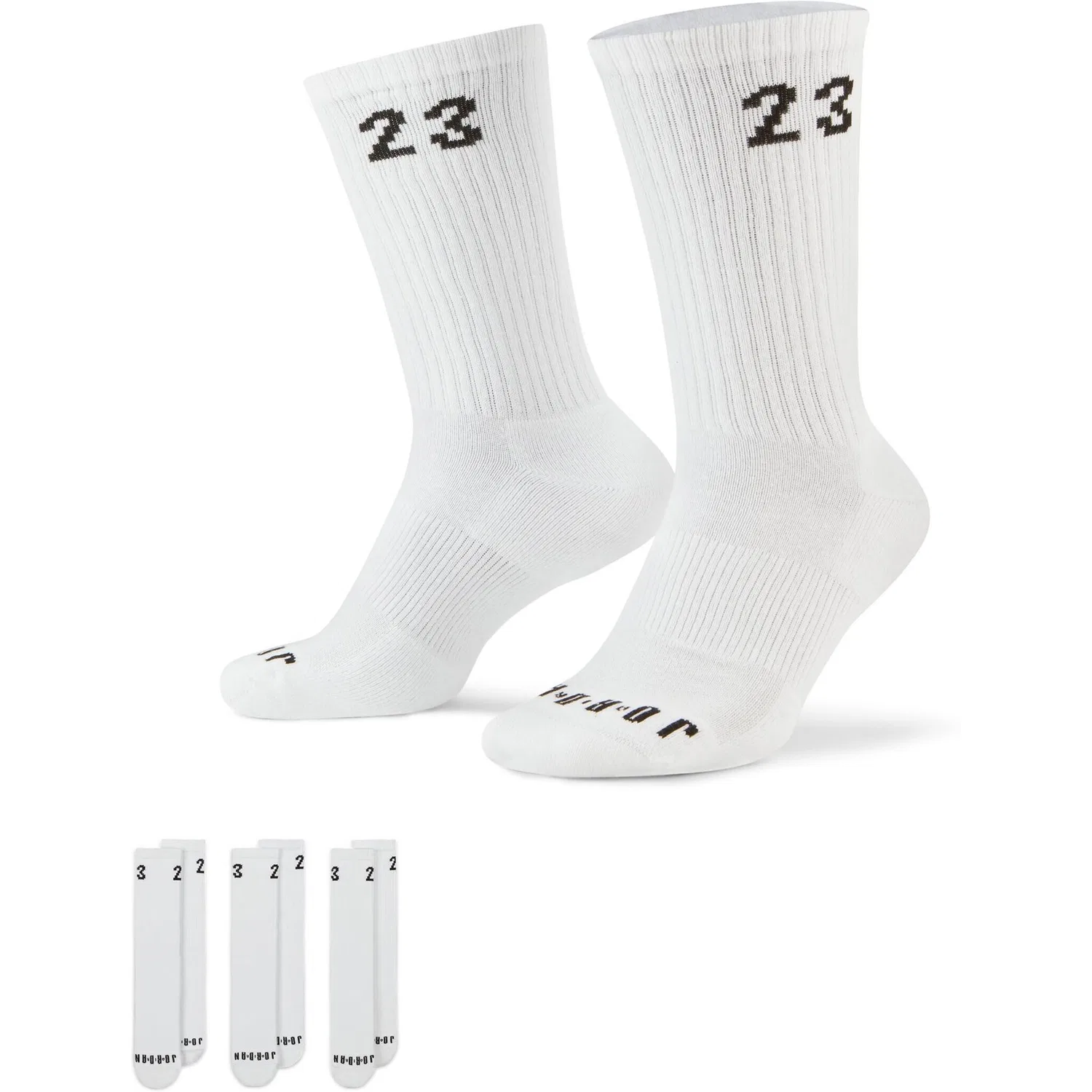 Мужские носки с поддержкой и демифера Nike, White/Black