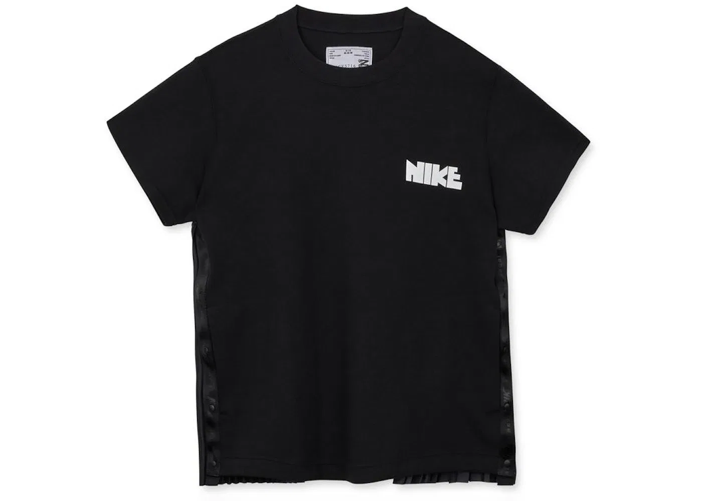 Женское флисовое топ Nike x Sacai SS Fleece Top Black, Black