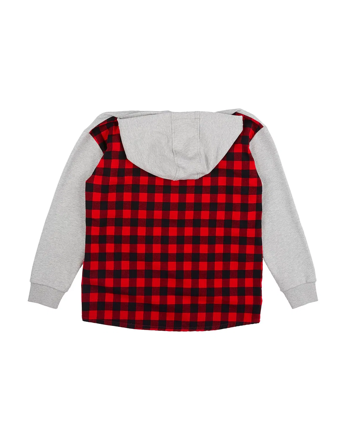 Детский свитшот для мальчиков с капюшоном Woolrich, светло-серый — фото 2