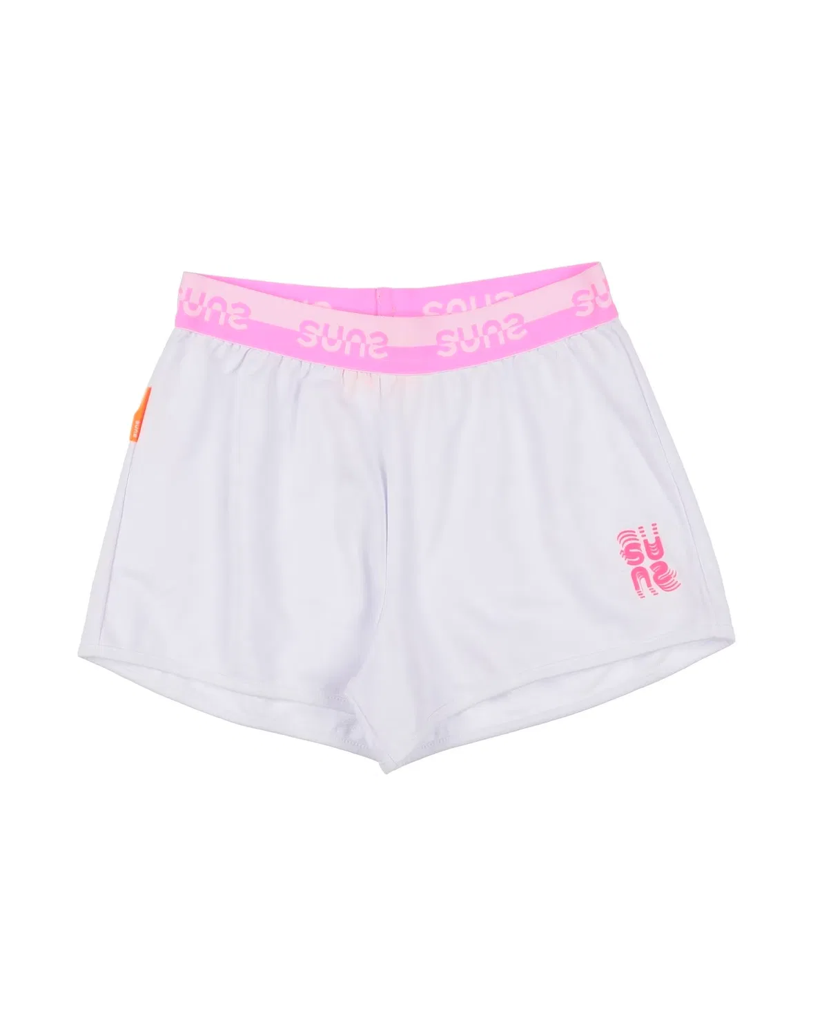Детские спортивные шорты с логотипом Suns Boards, белый