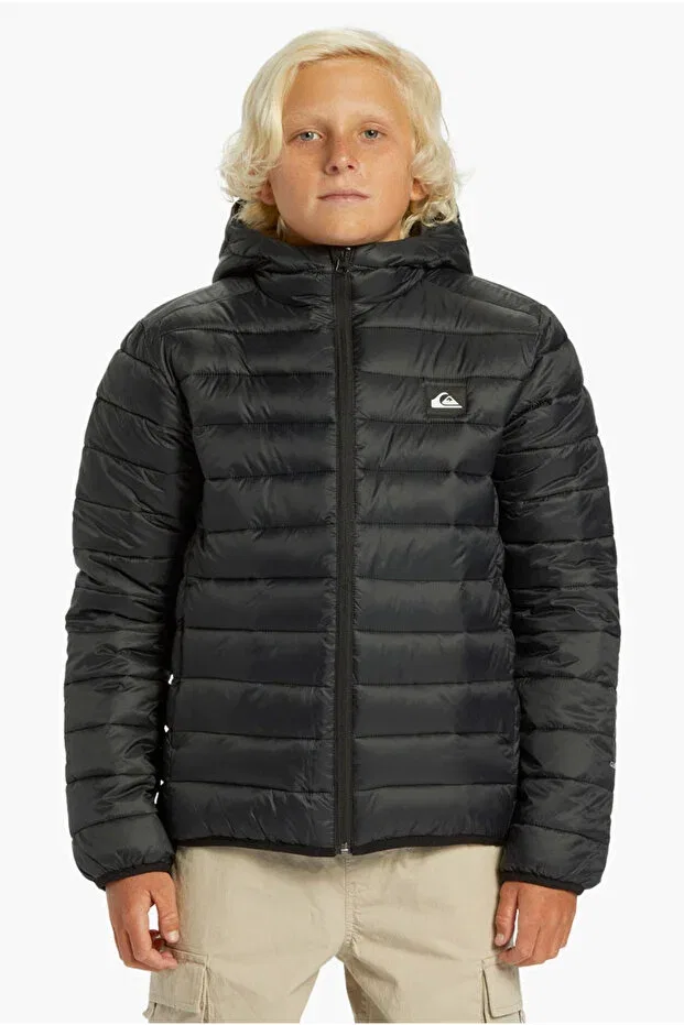 Детское пальто для девочек с капюшоном Quiksilver, Black