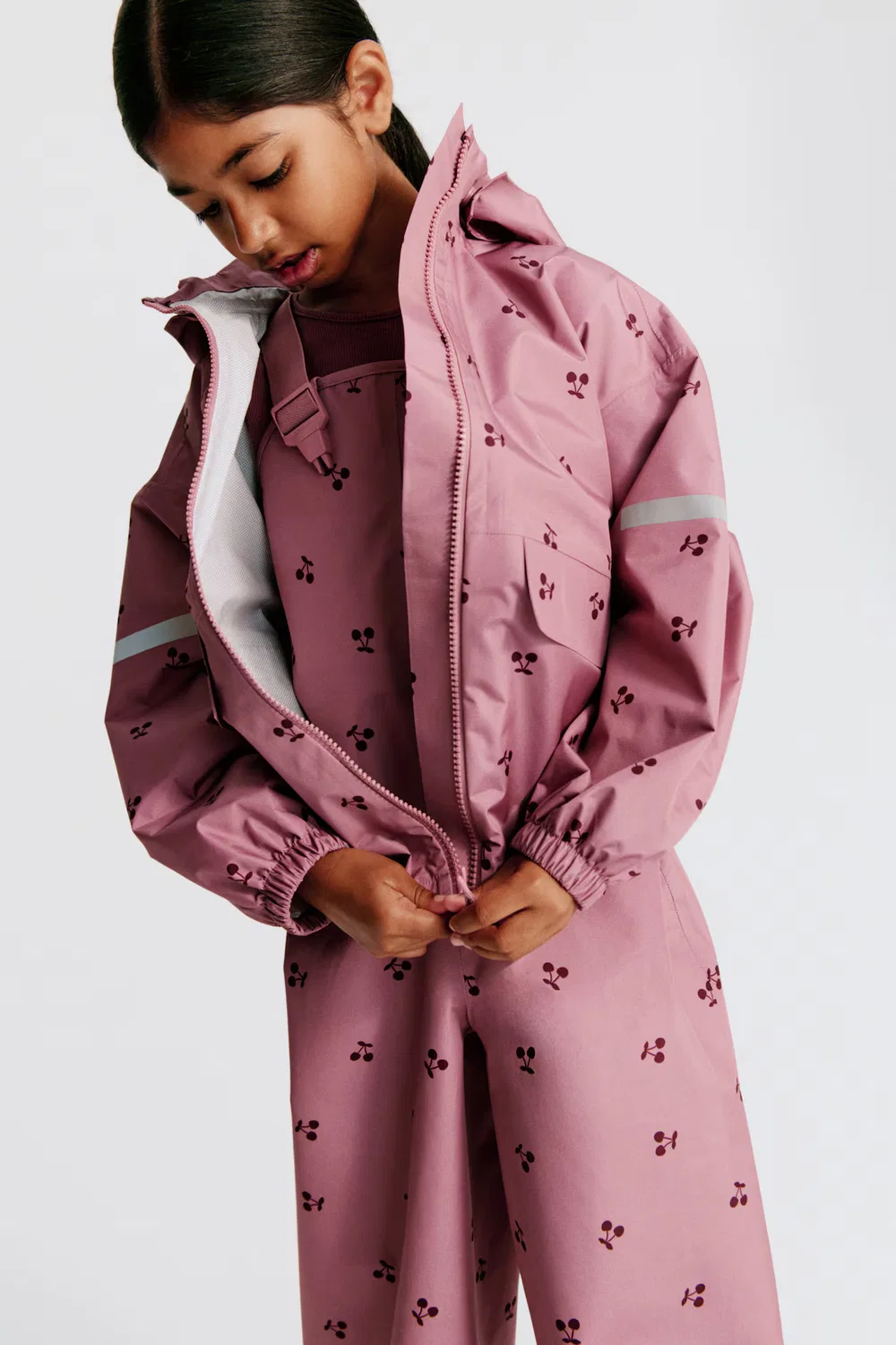 2,5-Слойная дождевая куртка H&M, Mattrosa/Kirschen — фото 3