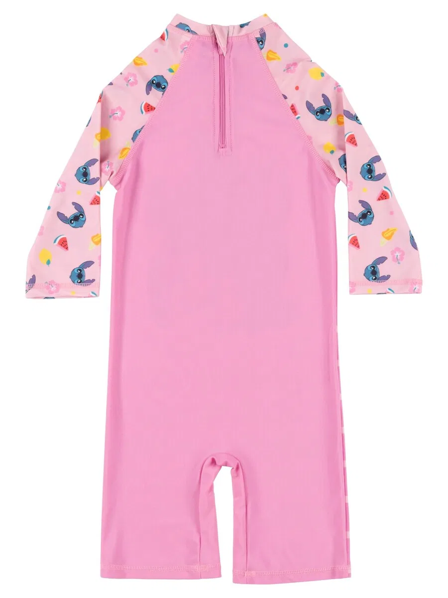Спортивный купальник Disney Lilo & Stitch 'UV-Schutz 50' розового цвета — фото 2