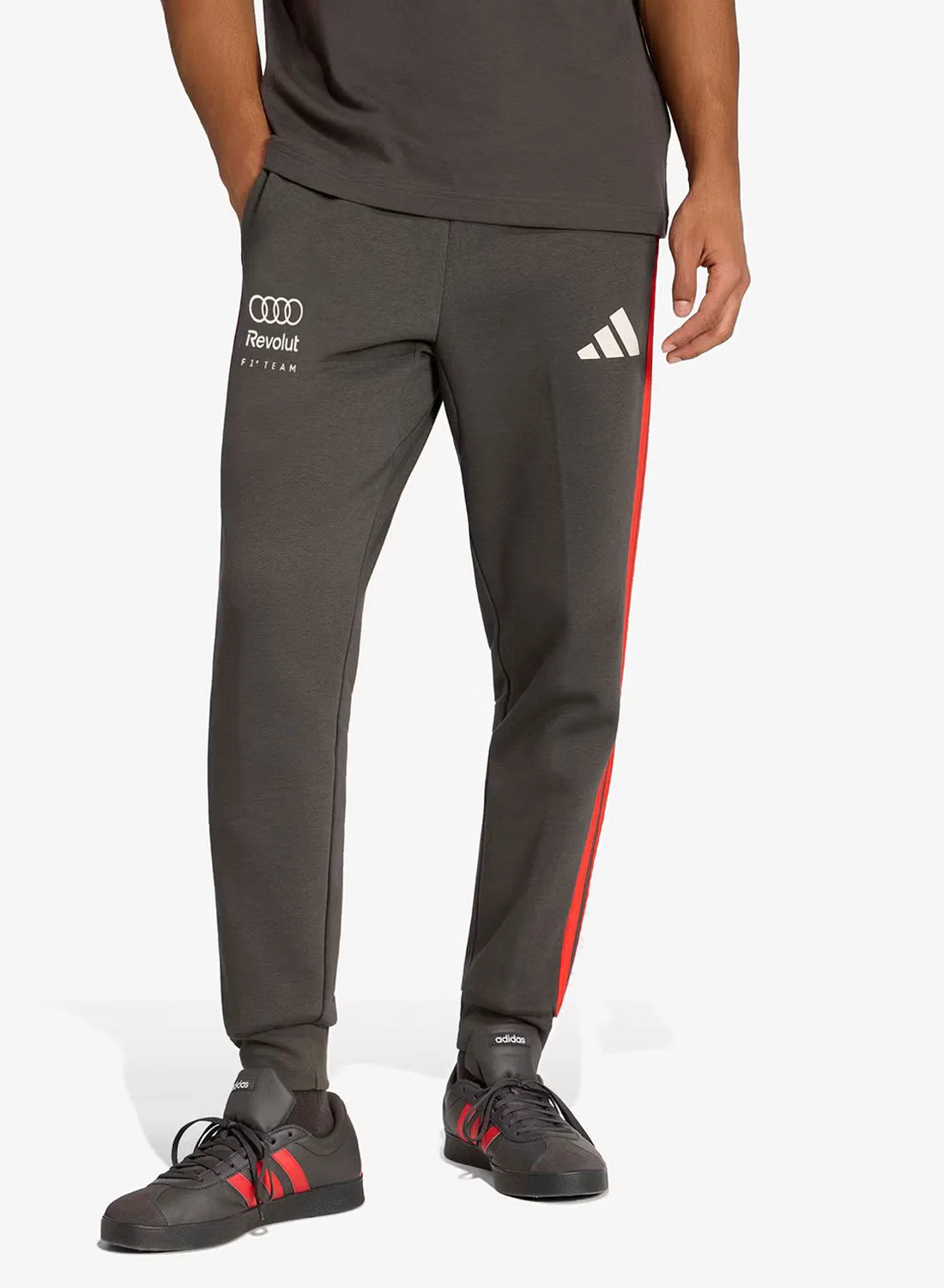 Штаны с логотипом Audi Revolut F1 Team DNA Adidas, черный