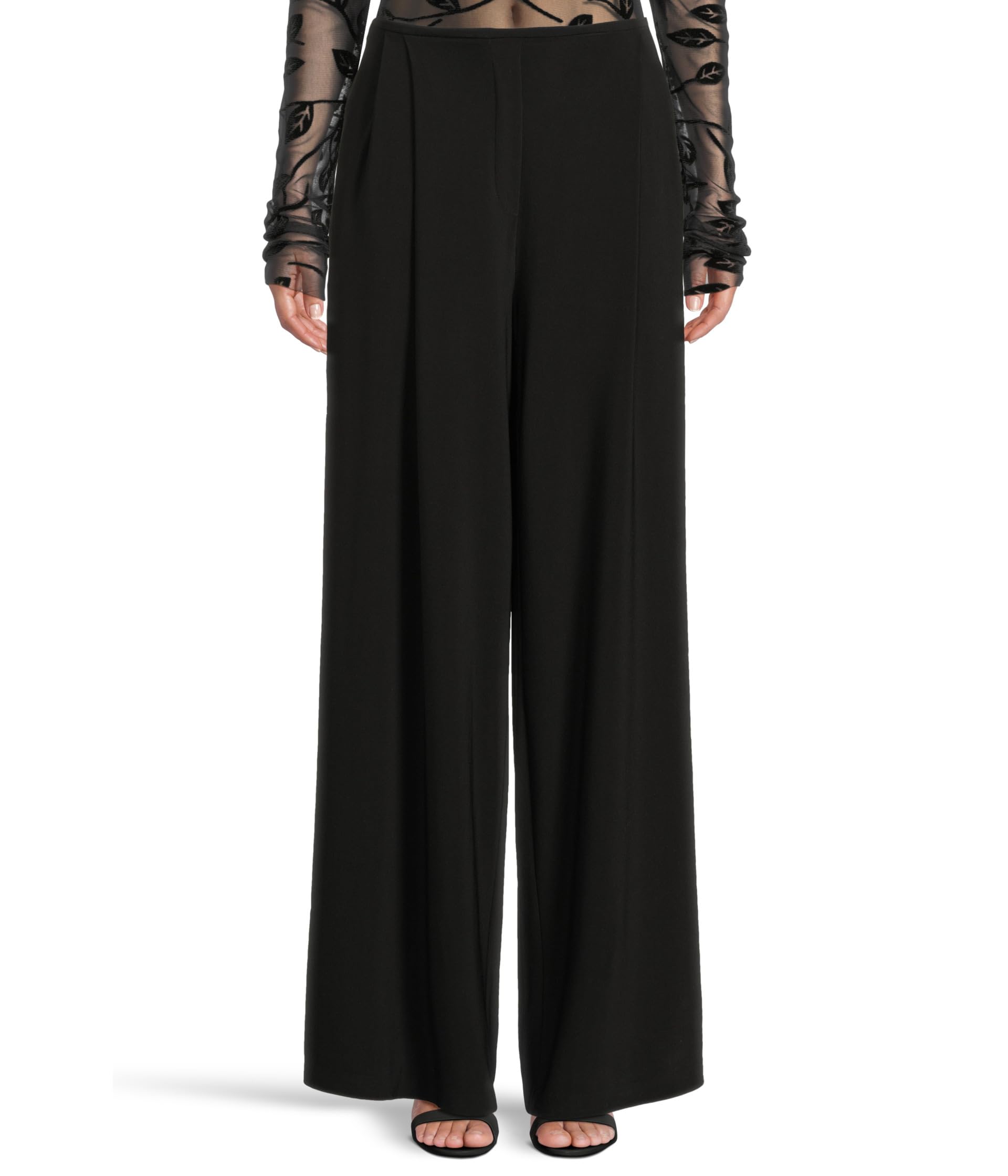 

Брюки Norma Kamali Pleat Pant, черный