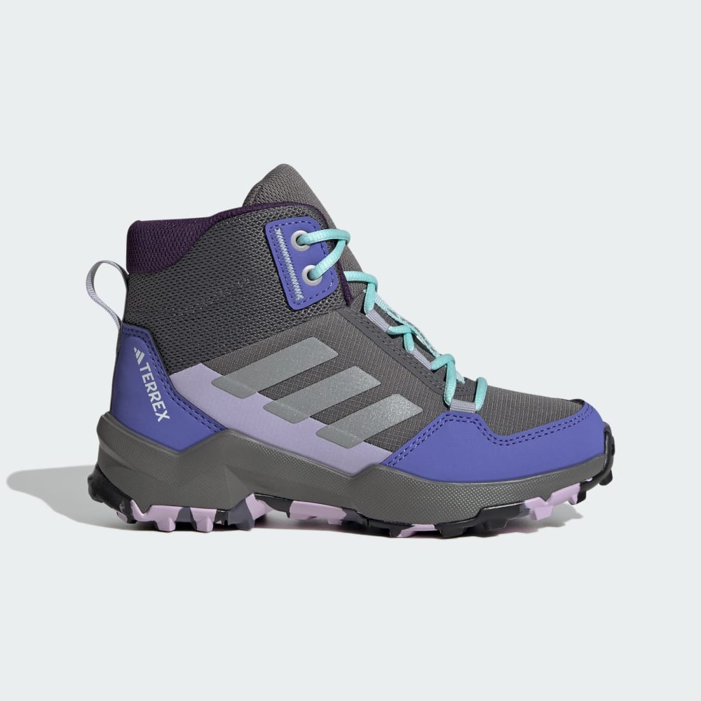 

Кроссовки Adidas Terrex Ax4r Mid Hiking Shoes, цвет Grey Four/Matte Silver/Semi Flash Aqua