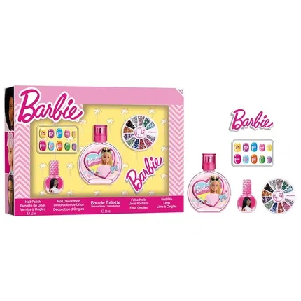 Детский набор парфюмерный туалетная вода 50 мл и маникюрный набор Barbie Air Val
