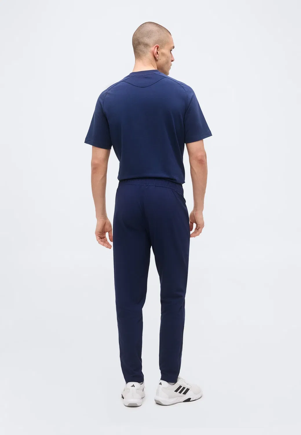 Брюки для путешествий ФК Бавария Мюнхен Tiro - клубная одежда Adidas Performance, Night Indigo/Hi-Res Red — фото 3