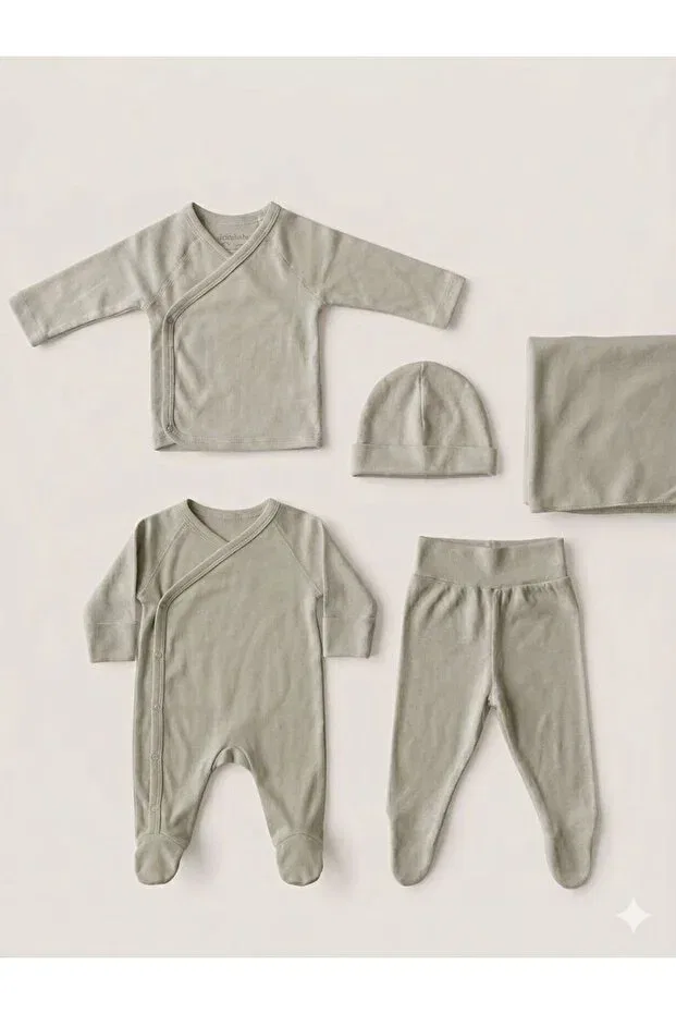 Детский комплект для новорожденных из 5 предметов Ciccimbaby, Green