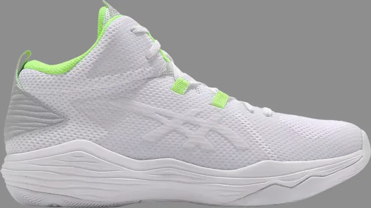 

Кроссовки nova flow 'white safety yellow' Asics, белый, Белый;серый, Кроссовки nova flow 'white safety yellow' Asics, белый