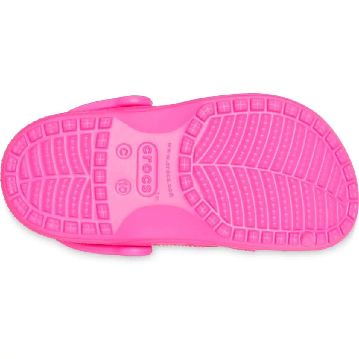 Детские сабо для девочек с вентиляцией Baya Clog Crocs, Electric Pink — фото 4