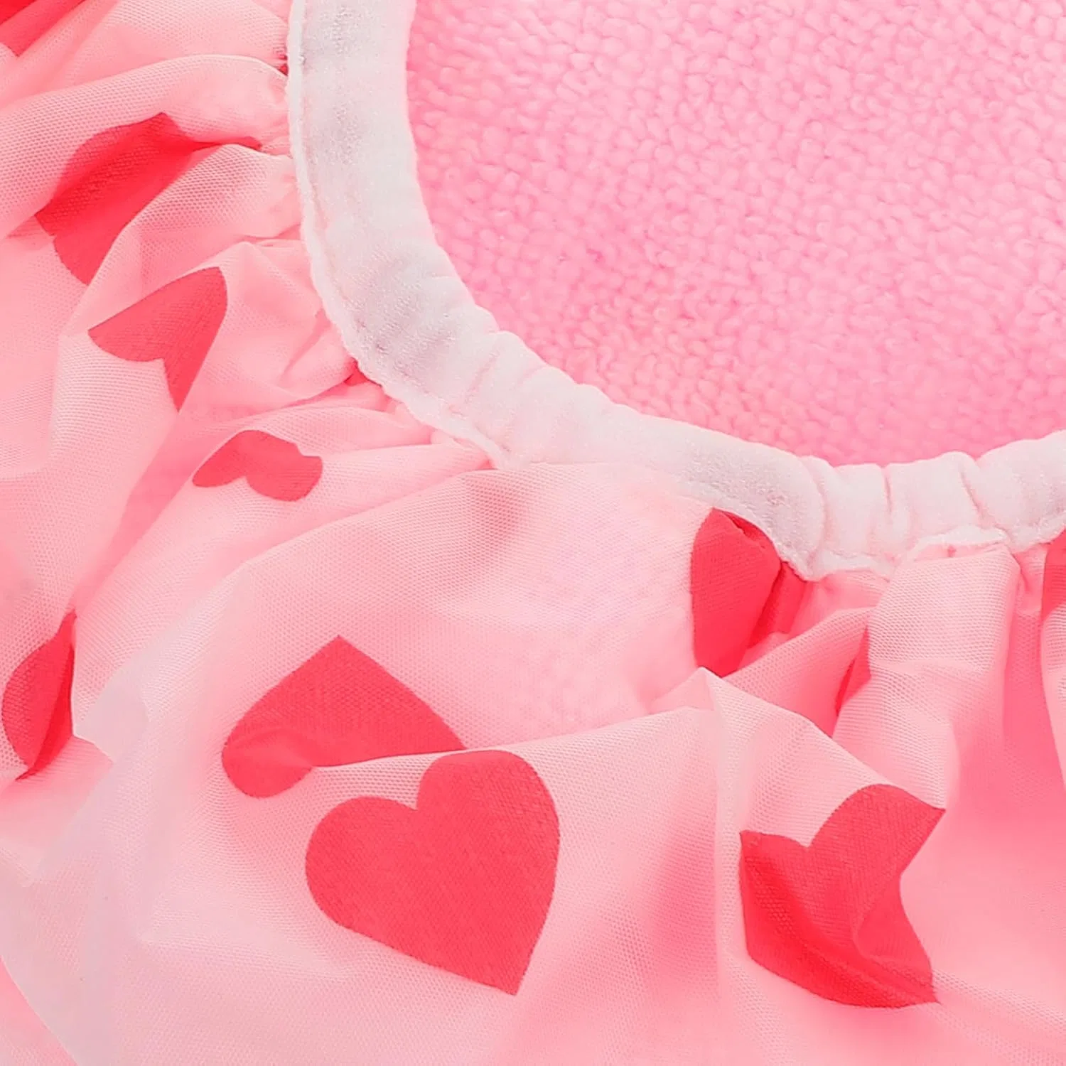Шапочка для душа Happyyami, EVA, Coral Fleece, Rosa — фото 3