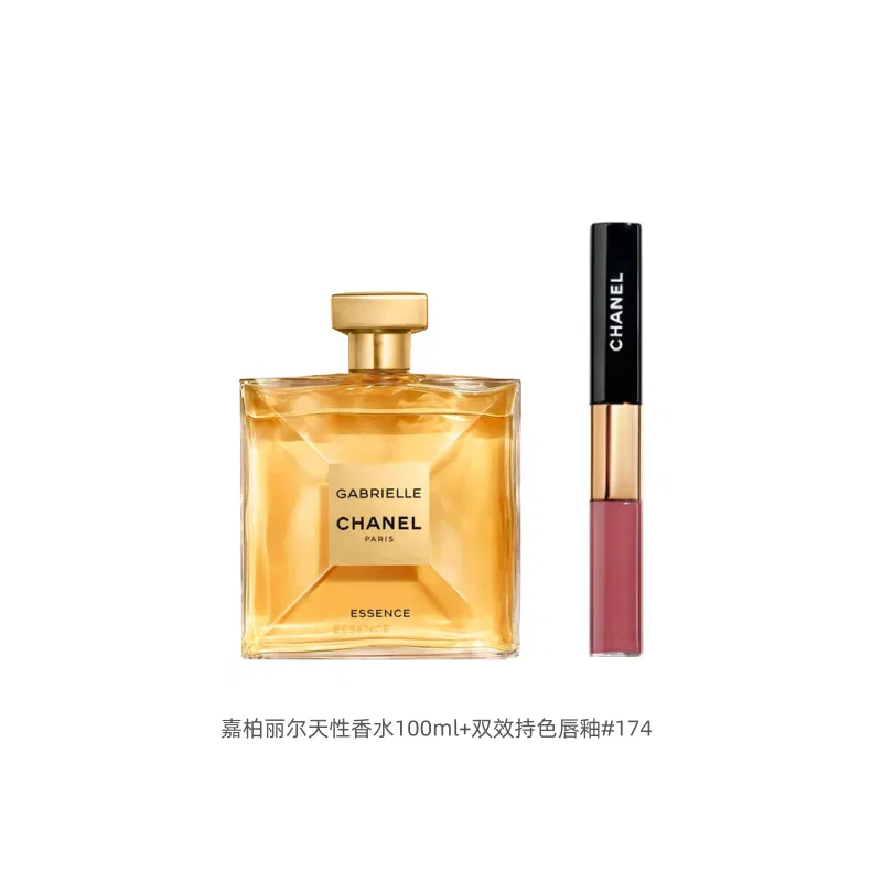 Женский набор парфюма и жидкой помады Jarbriel Nature+Dual Effect Long Wear, 100 мл, CHANEL, Red — фото 2