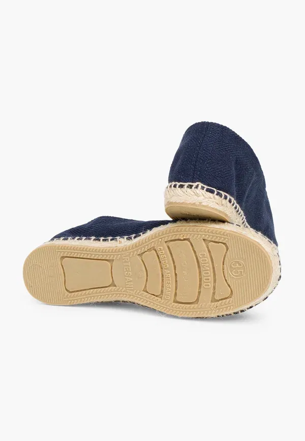 Эспадрильи текстильные Espadrilles Pisamonas, Navy, темно-синий — фото 4