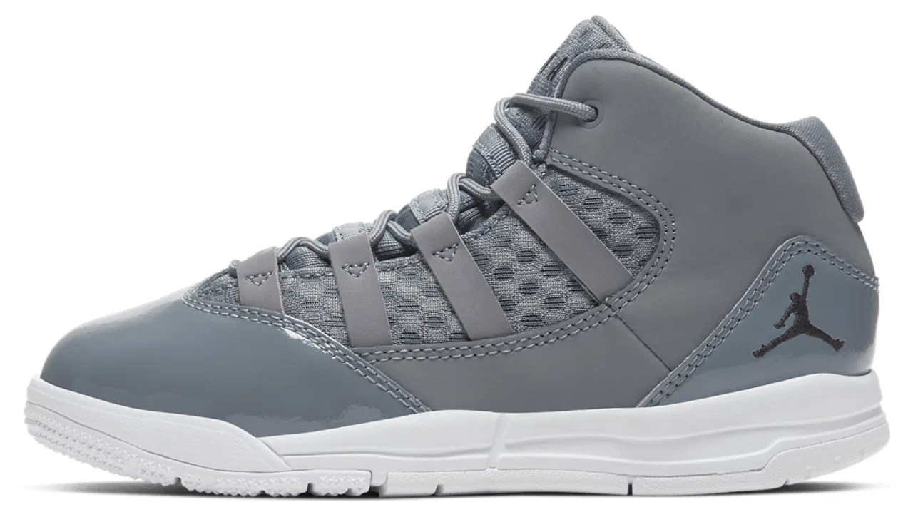 Детские баскетбольные кроссовки для мальчиков Jordan Max Aura, Cool Grey/Black/White — фото 2