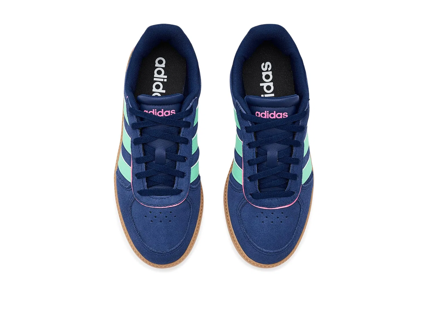 Кроссовки Breaknet Sleek (для маленьких и больших детей) Adidas Kids, Dark Blue/Pulse Mint/Lucid Pink — фото 3