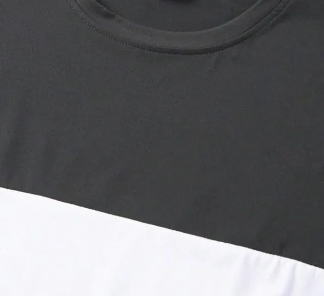Мужская футболка цветблок Summer Colorblock, Dark Grey — фото 4