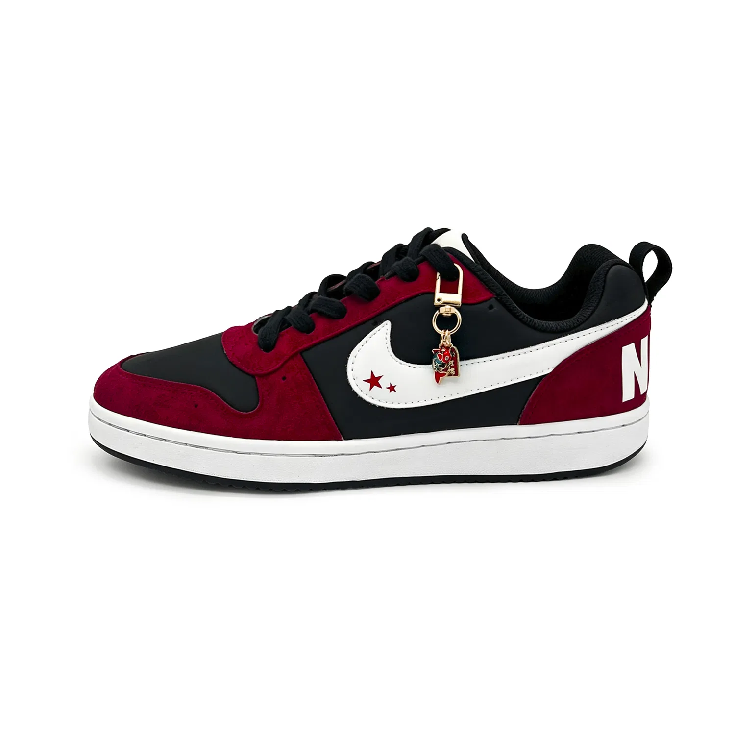 Детские кеды для скейтбординга с низким верхом Court Borough, Nike, Scarlet — фото 3