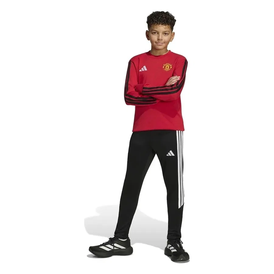 Детский свитшот с длинным рукавом Manchester United Kids Crew Sweat adidas, Красный — фото 4