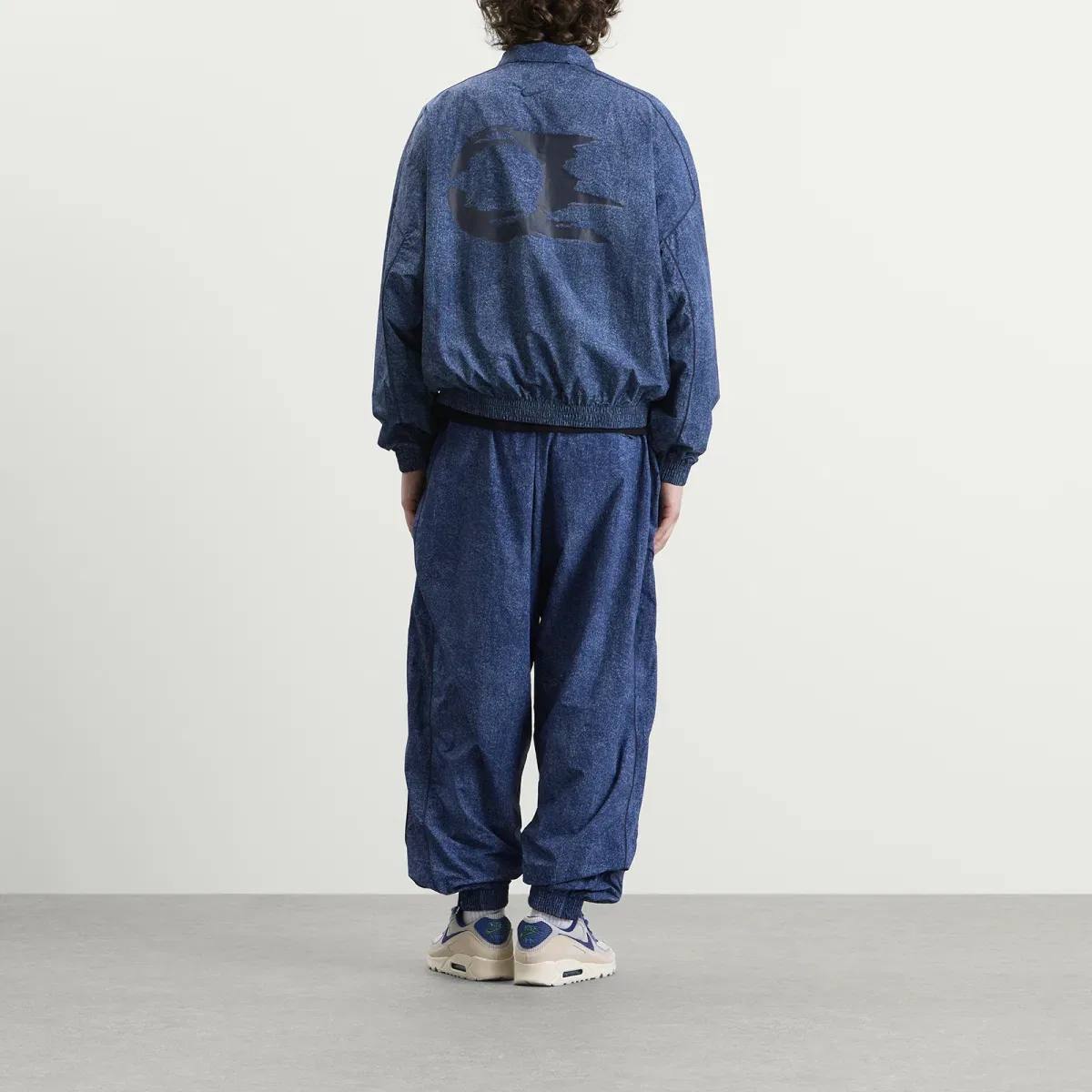 Куртка Nike Club Rules AOP Full Zip Jacket, Work Blue Volt & Obsidian — фото 4