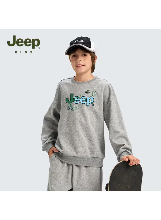 Свитшот с принтом с длинным рукавом Jeep